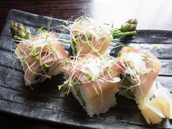 prosciutto Sushi rolls - TANTO Japanese Dining Auckland