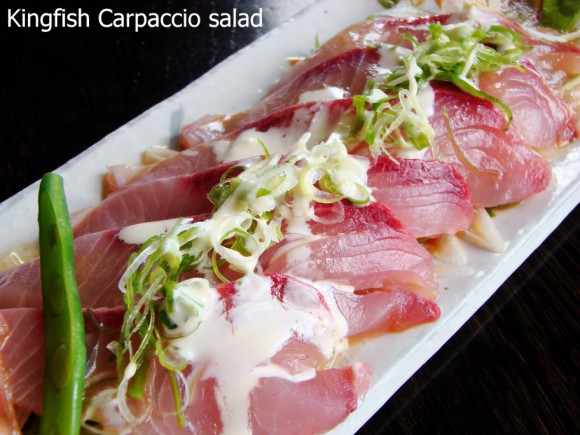 Kingfish "Carpaccio" Salad - TANTO Japanese Dining - Japanese Restaurant Auckland
