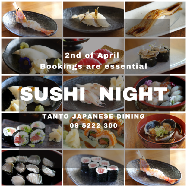 April Sushi night – Sunday 2nd