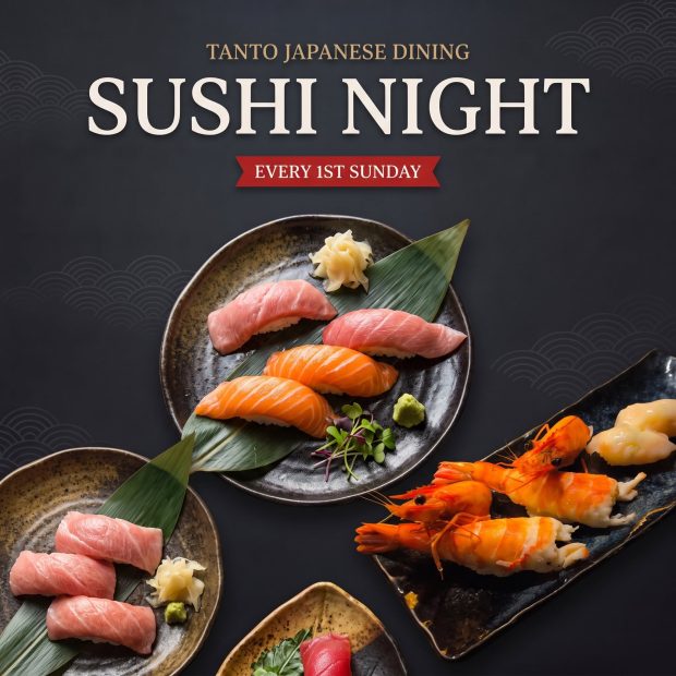 Sushi Night at Tanto Japanese Dining – 1 Nov